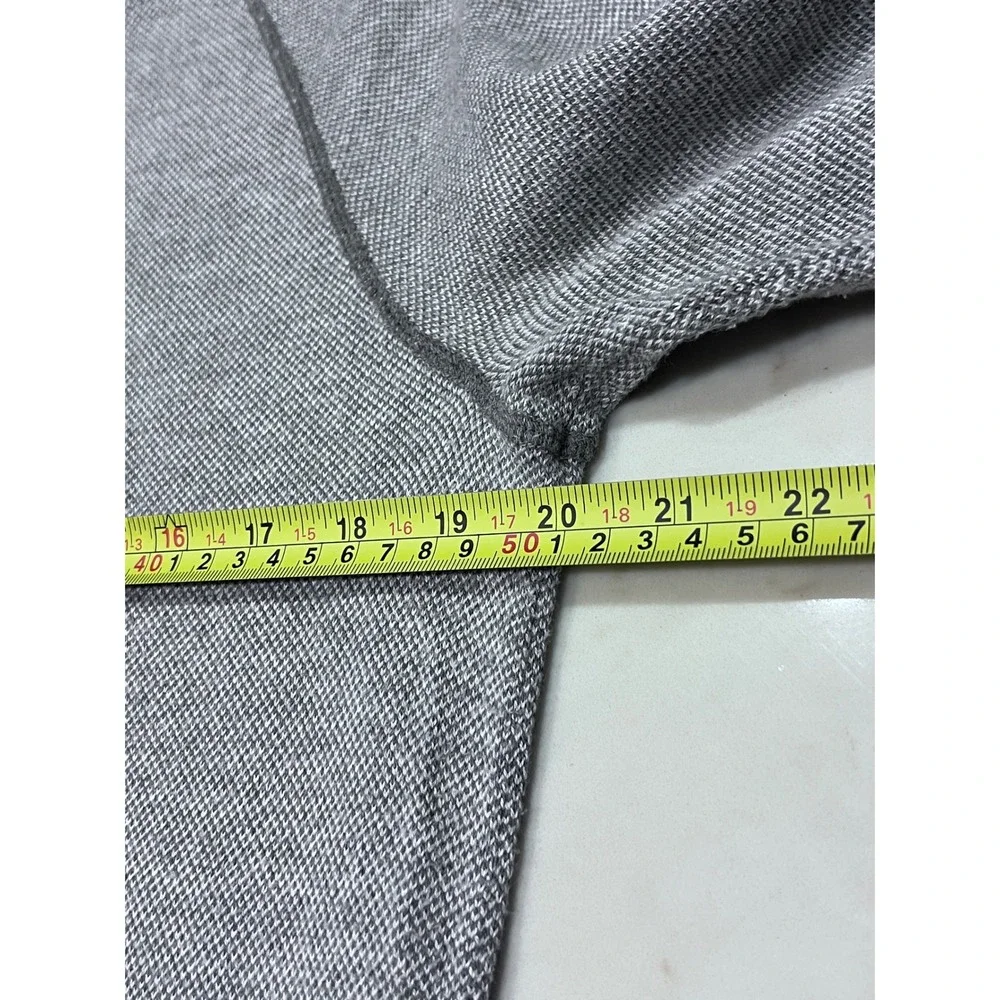 Banana Republic Mens Gray Textured‎ Crewneck Raglan Sleeve Sweater Size M